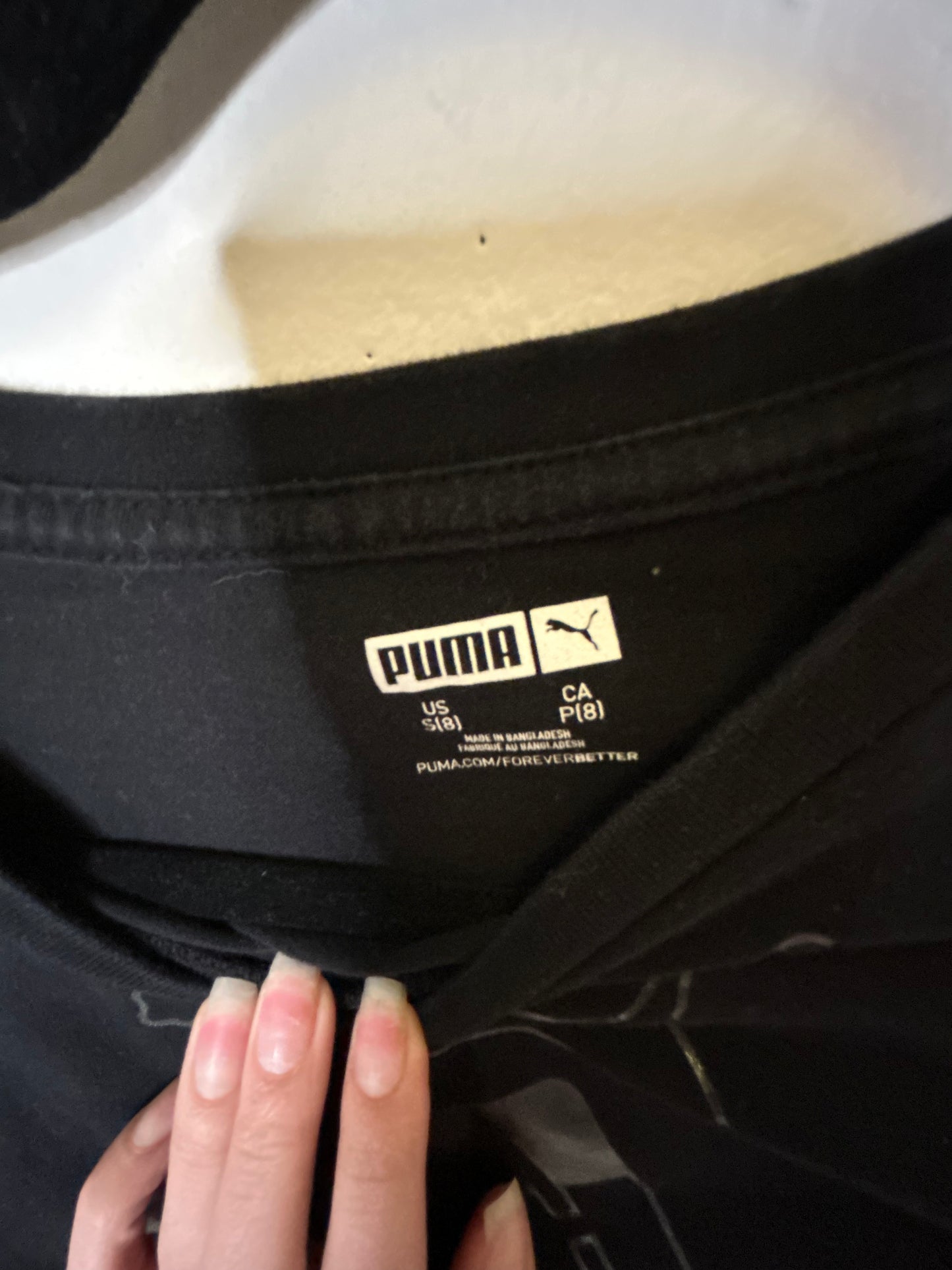 Puma Sports Tee | Small-Medium Black