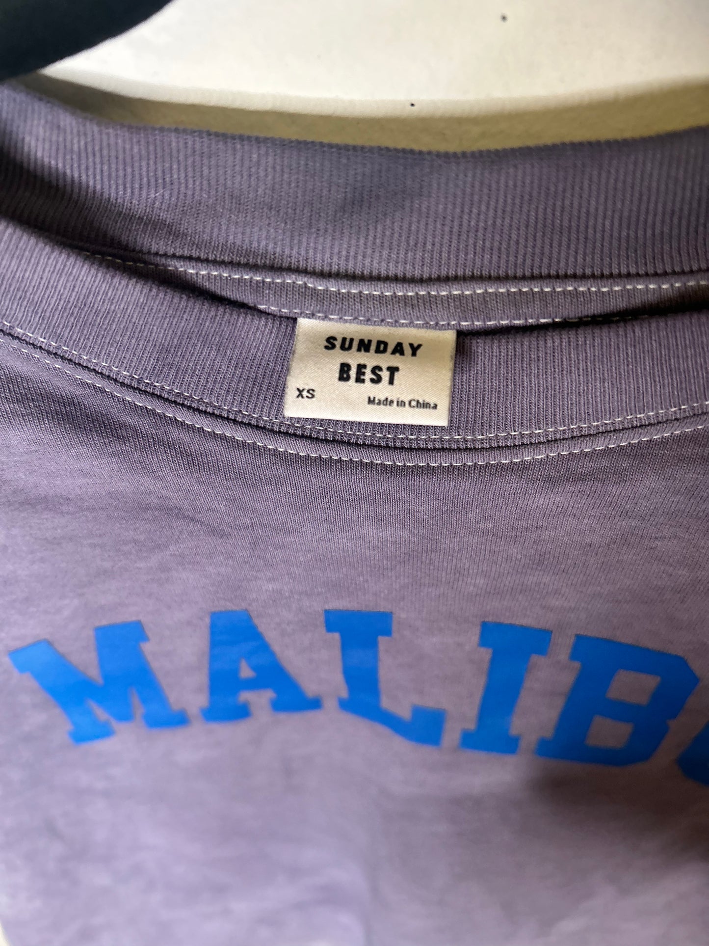 Malibu Updyed Charcoal Baby Tee | S