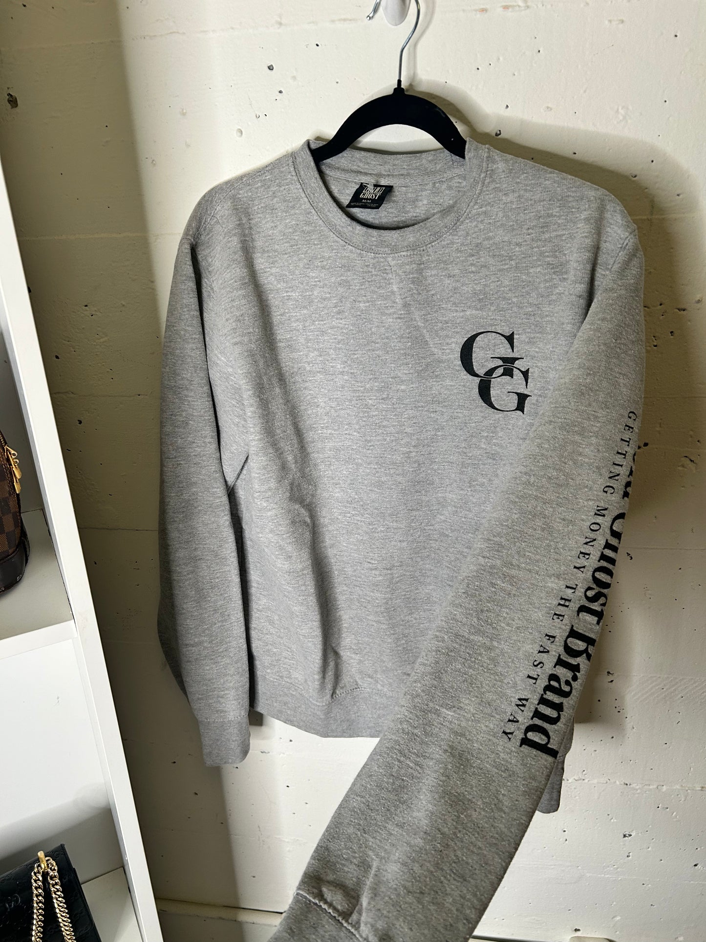 Gold Ghost OG Crew Sweatshirt | Small-Medium