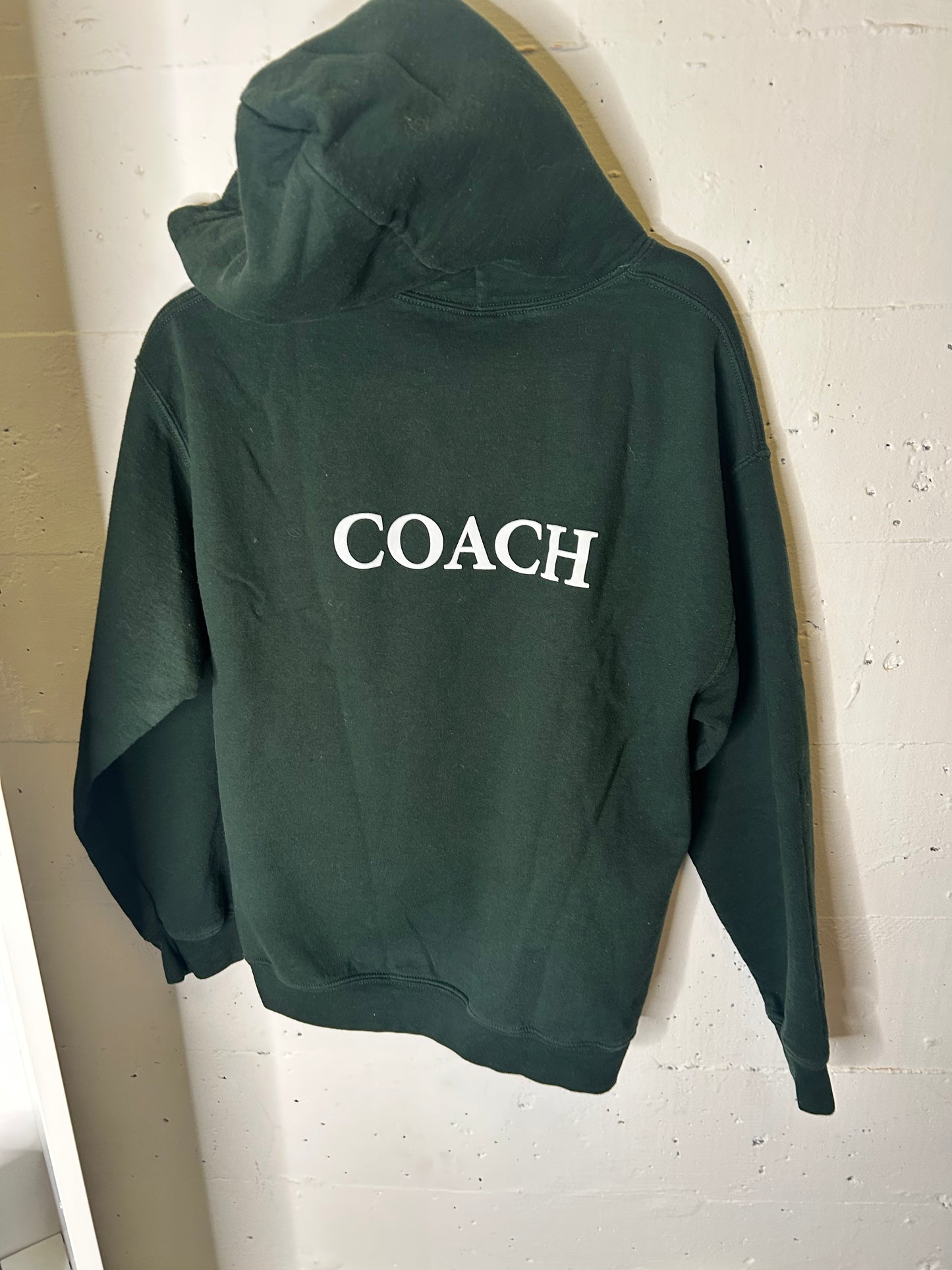 I'm with the Coach | Forest Green Hoodie