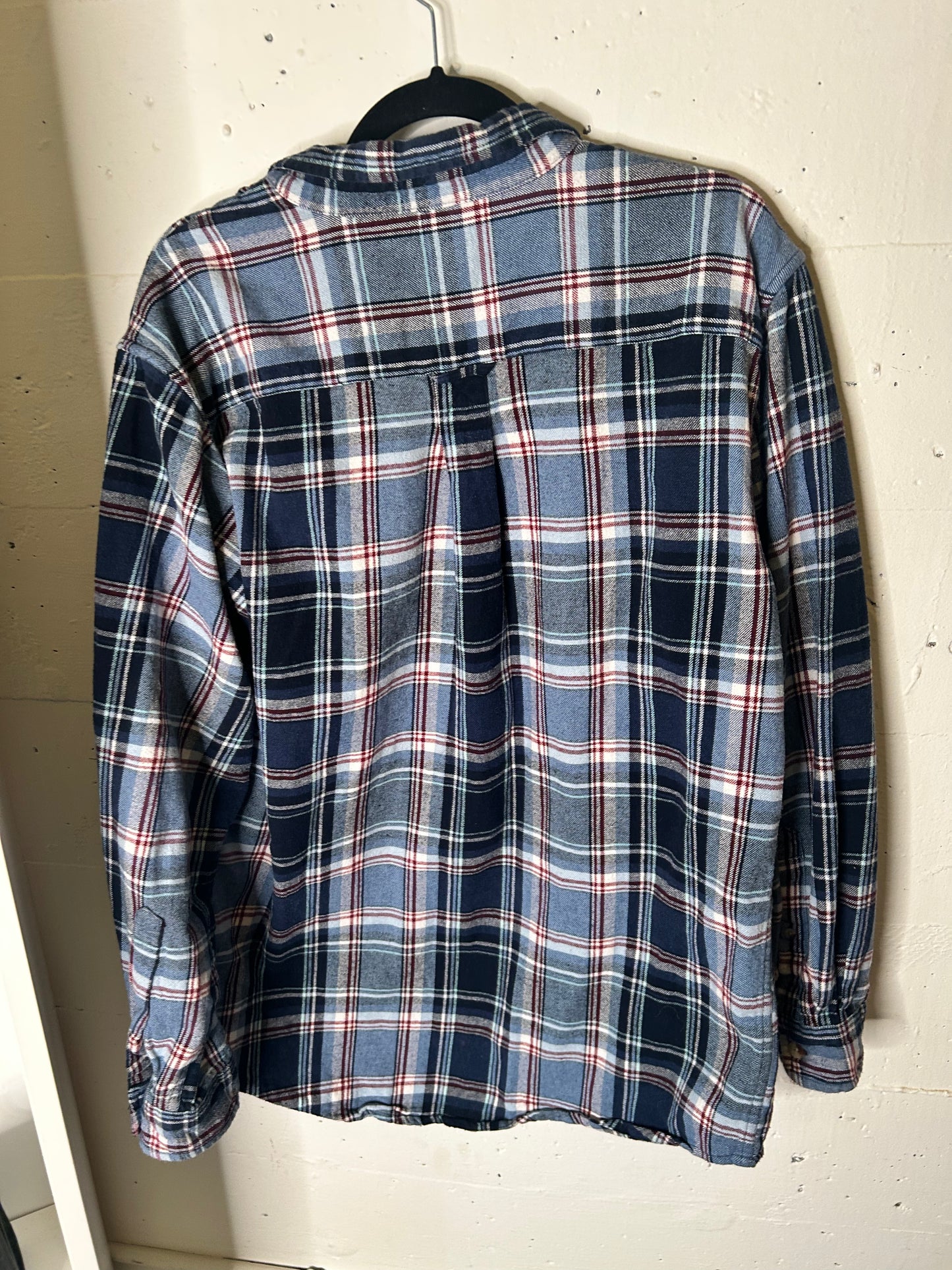 Blue Flannel Button Down | XL
