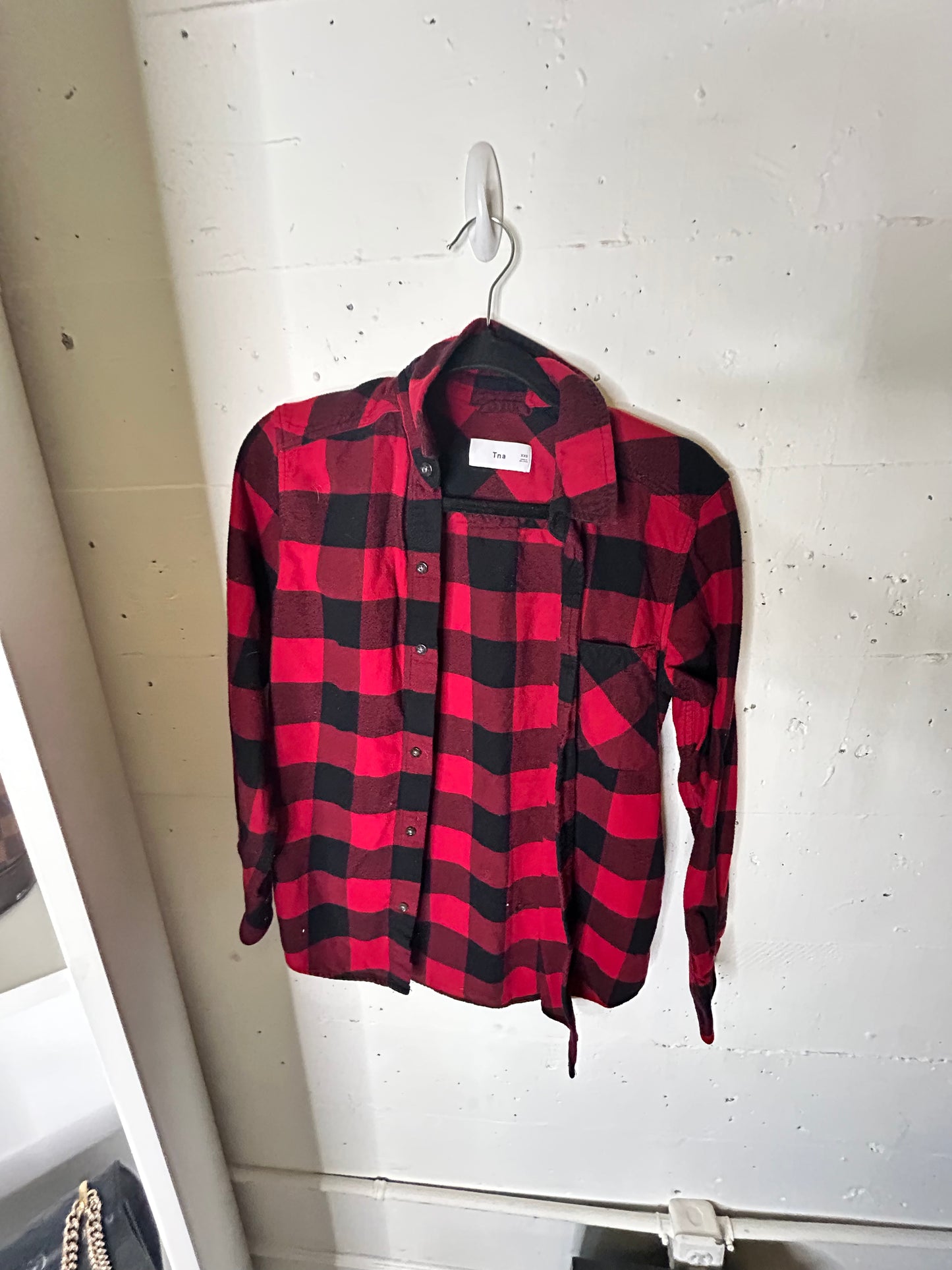 Hunter Red | TNA OG | XXS Plaid Button Down