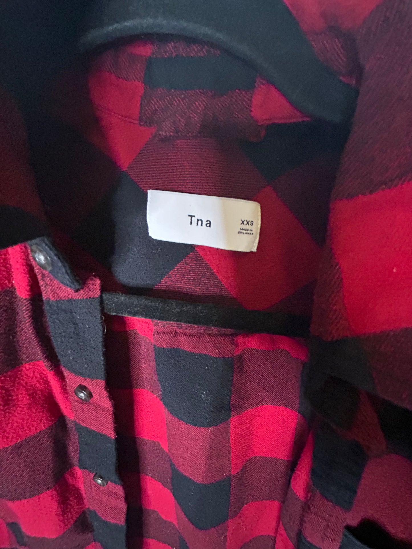 Hunter Red | TNA OG | XXS Plaid Button Down