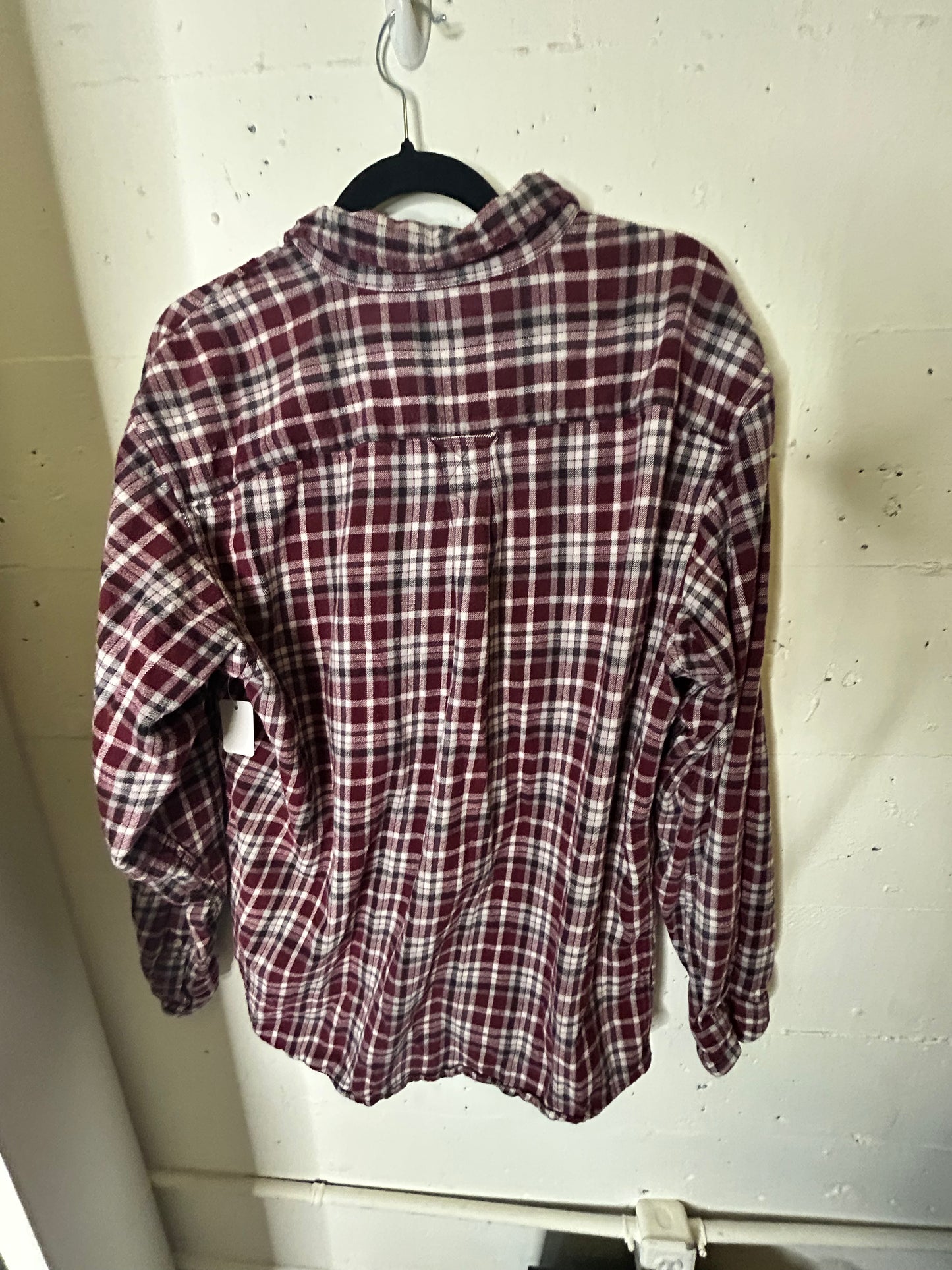 Berry Red Plaid | Oversized Button Down | M-L