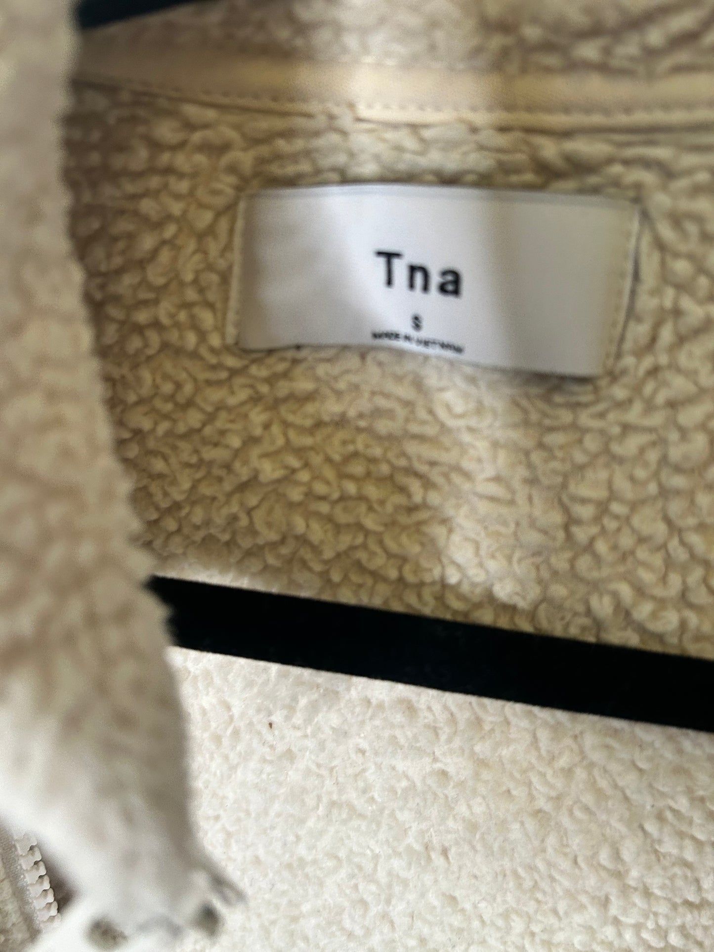 TNA Full-Zip Teddy Sweater