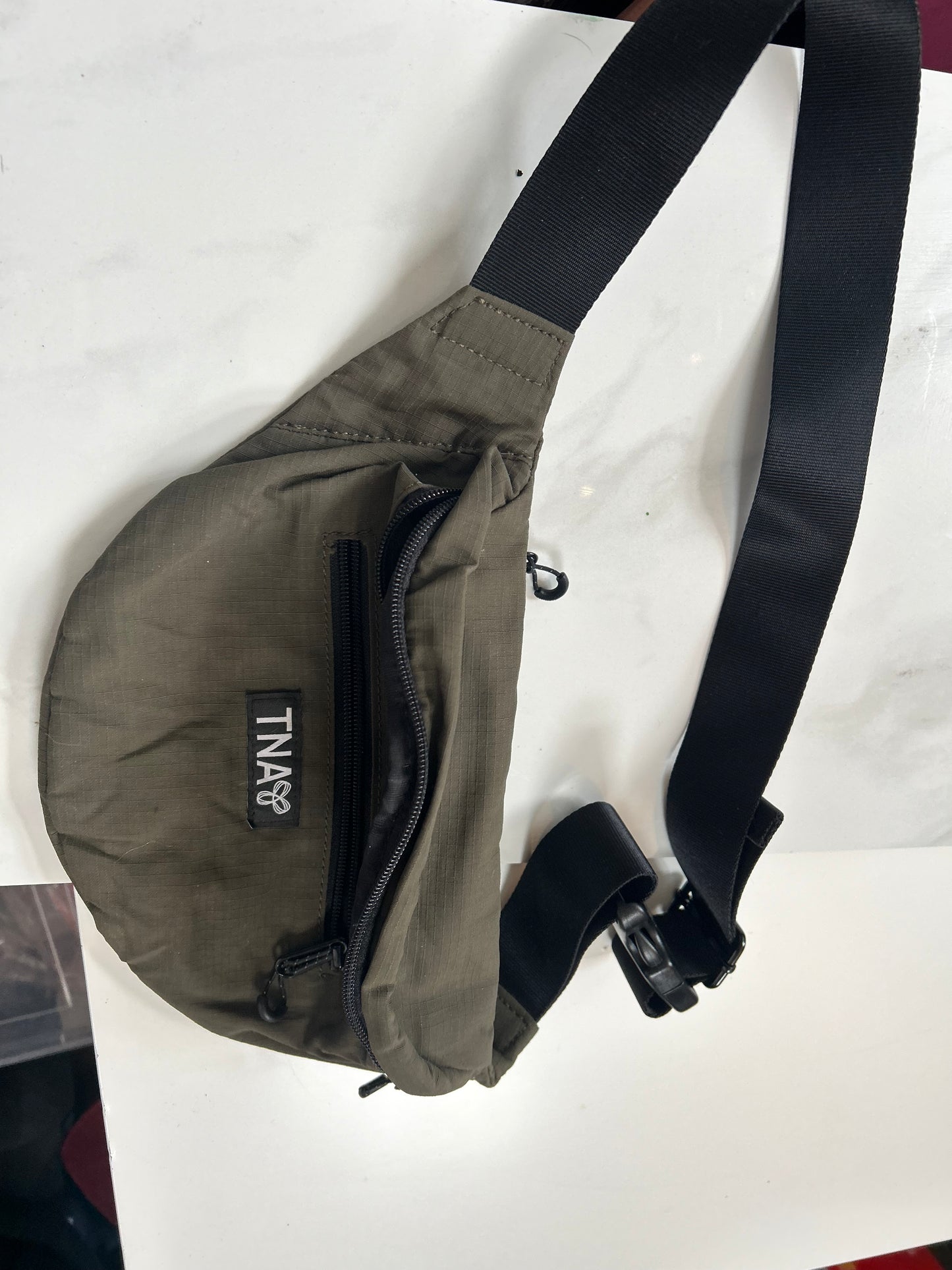 Olive TNA Fanny | Easy Buckle Adjustable Crossbody/Waist Bag