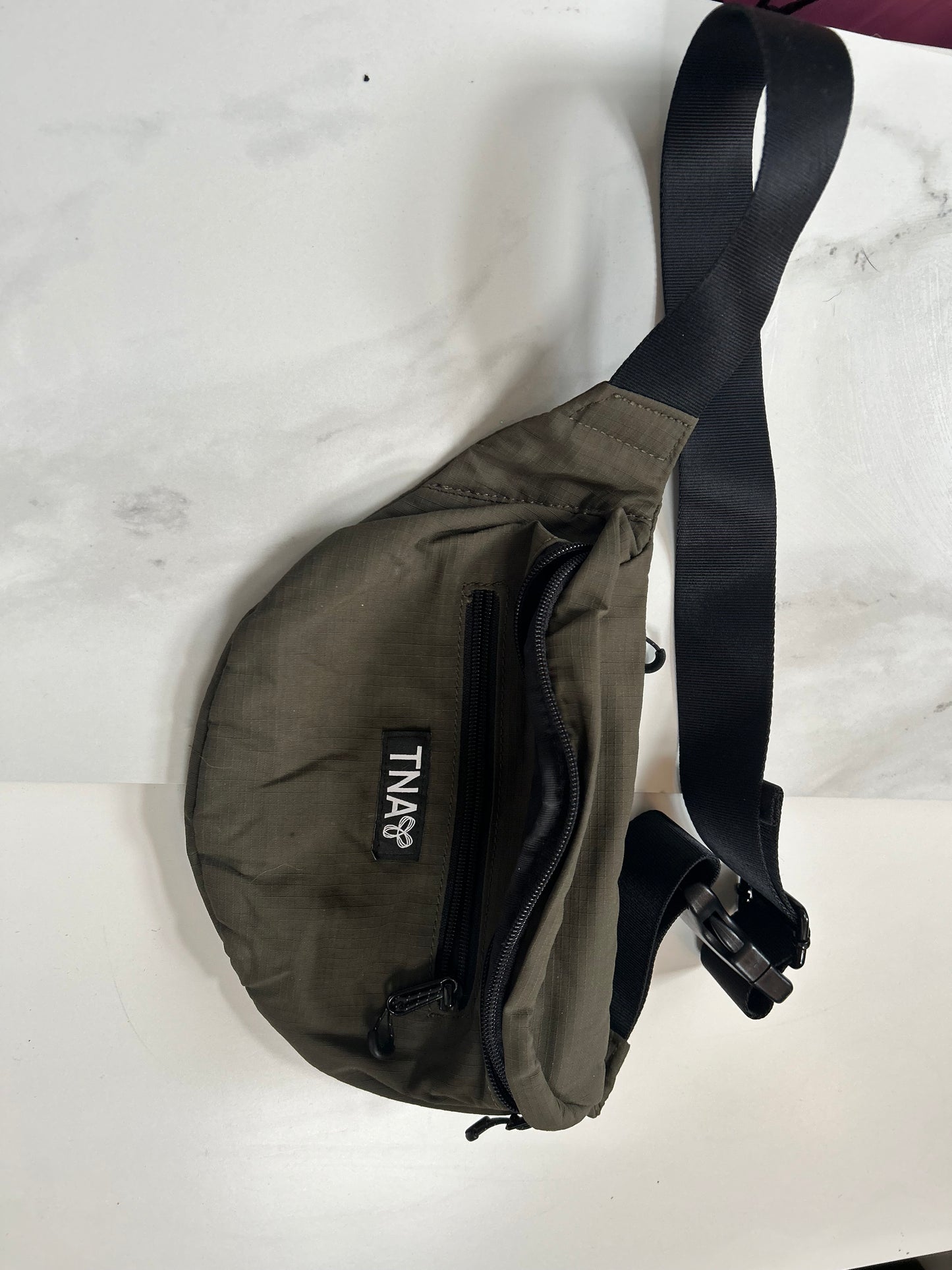 Olive TNA Fanny | Easy Buckle Adjustable Crossbody/Waist Bag