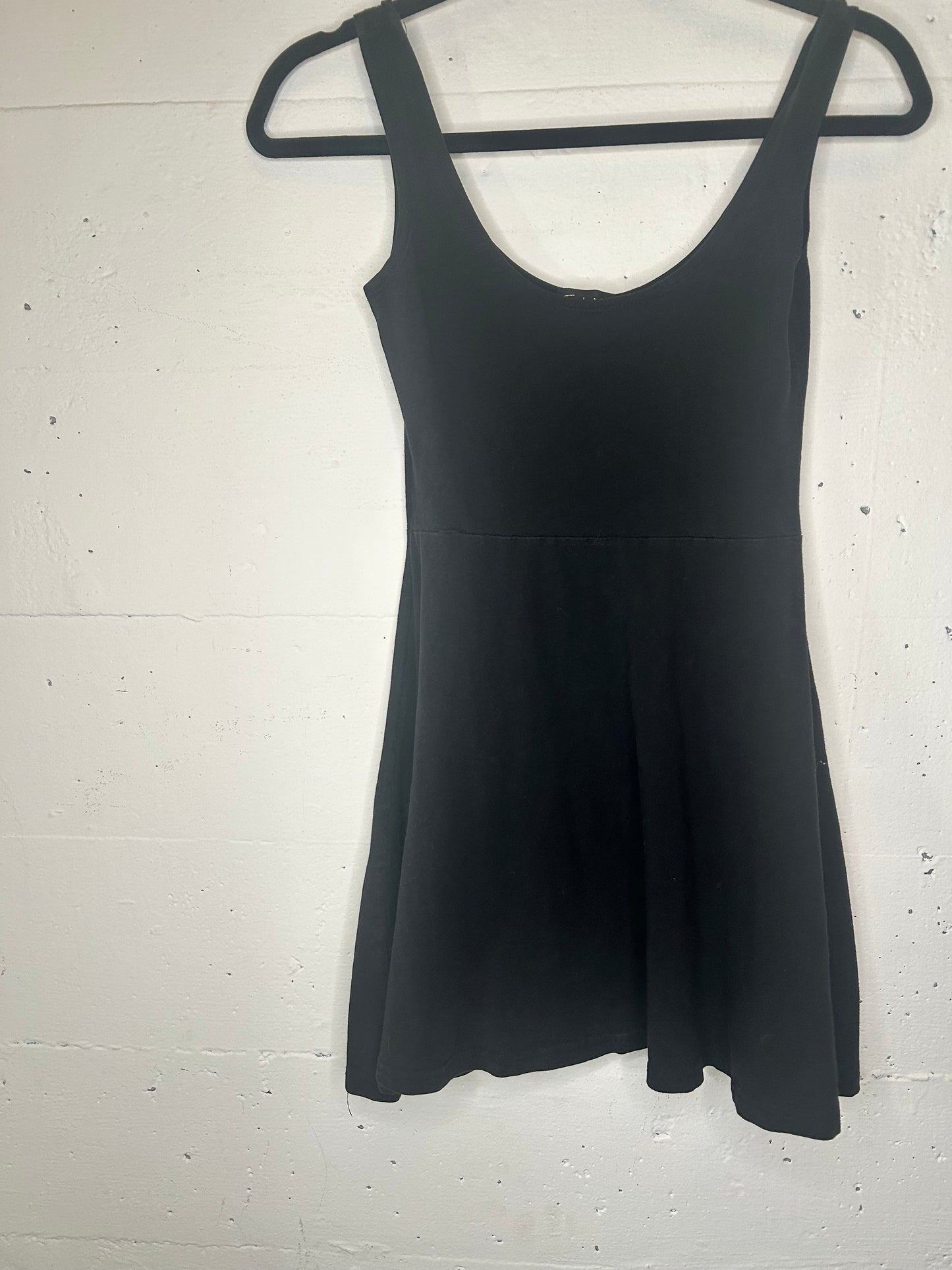 Sunday Best Silk Black Babydoll Dress S