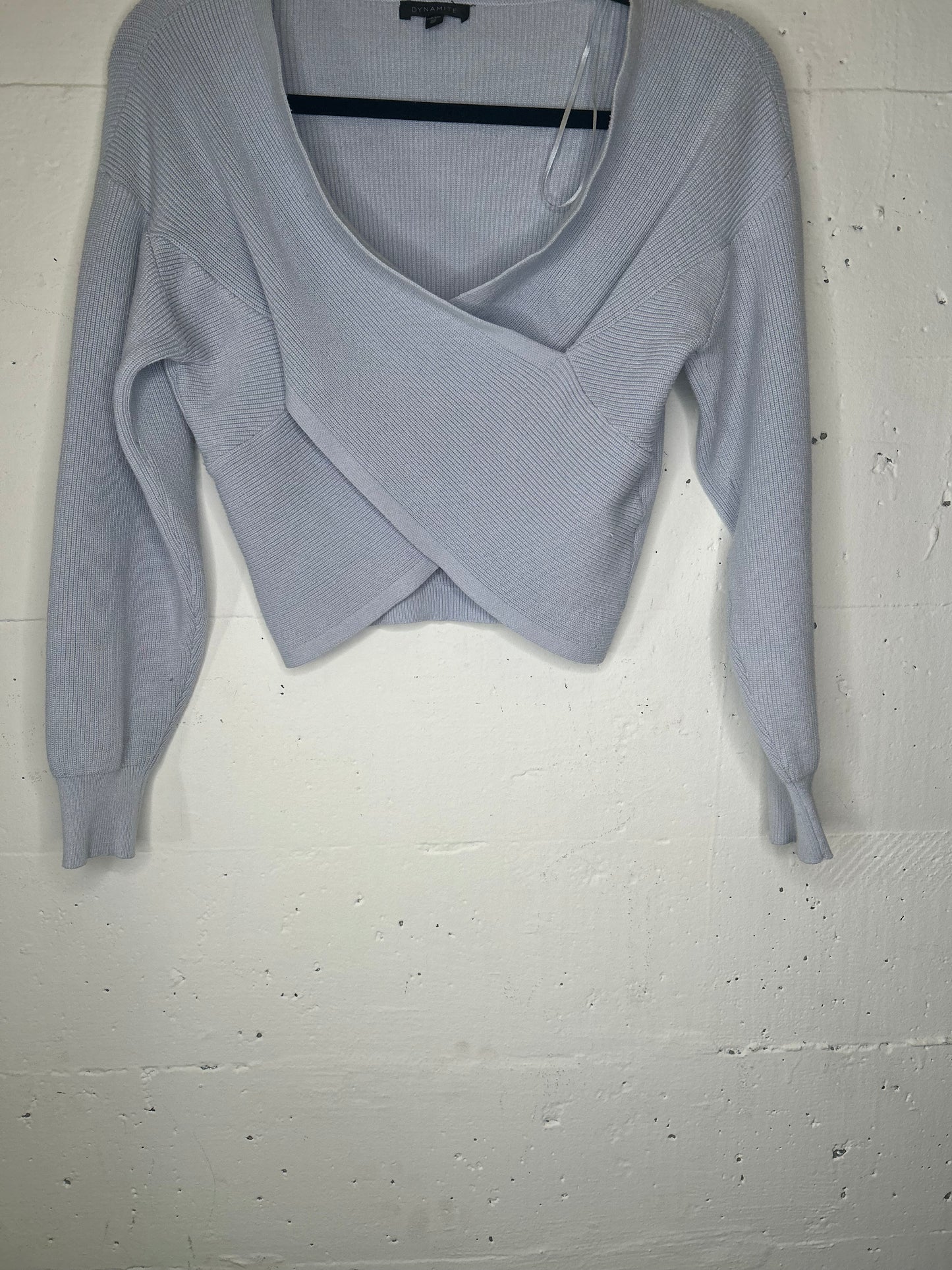 Reversible Powder Blue Office Knit