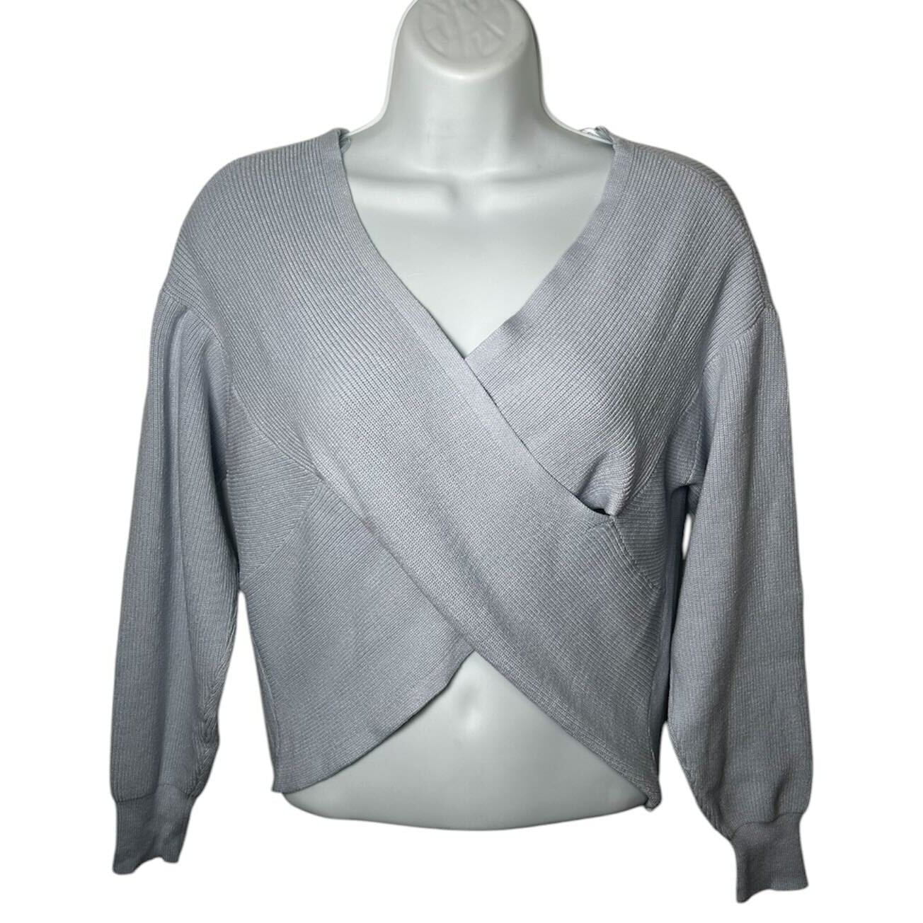 Criss-Cross Grey Knit | Small