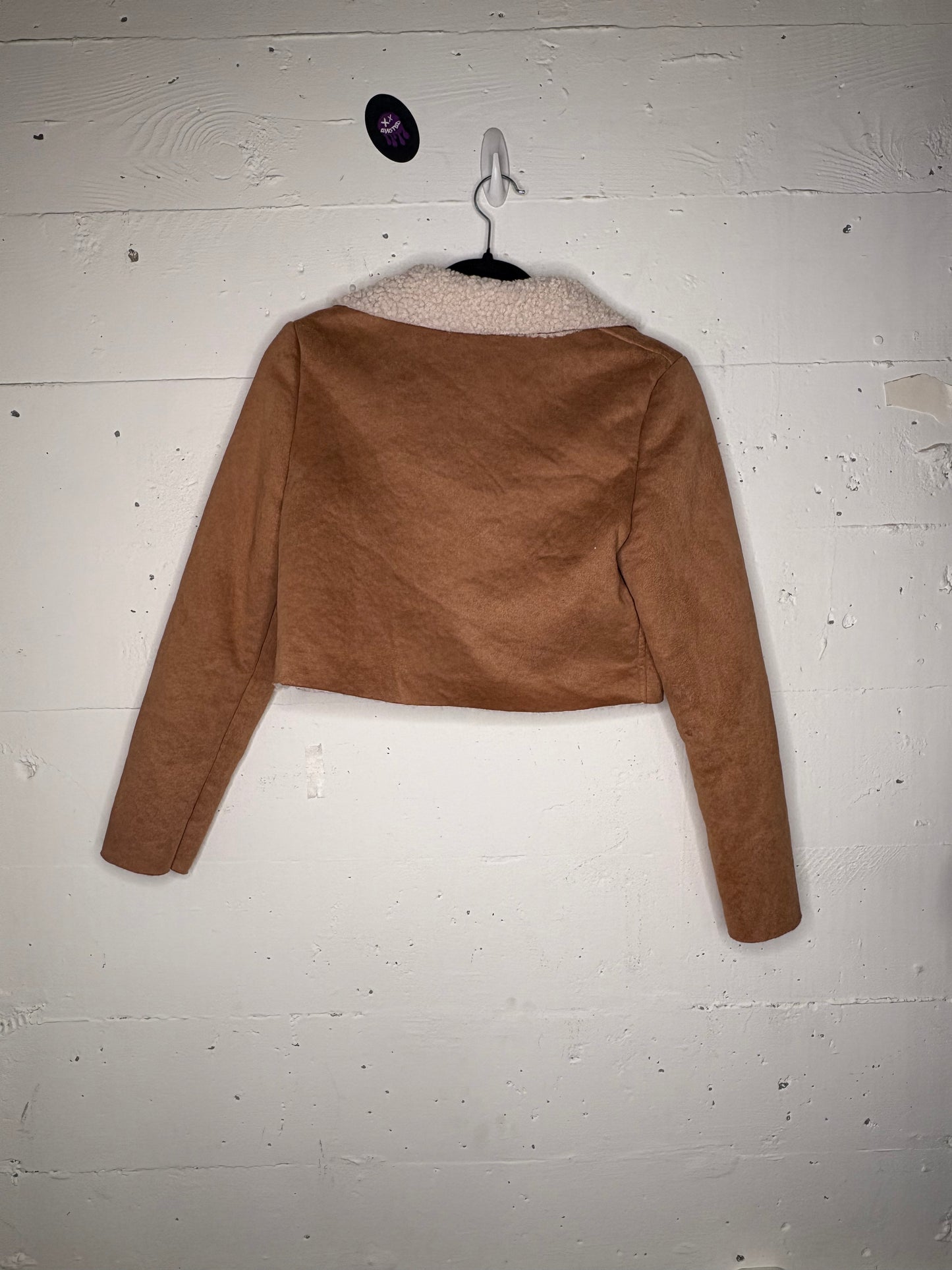 Captain Cropped Faux Suade XS-S