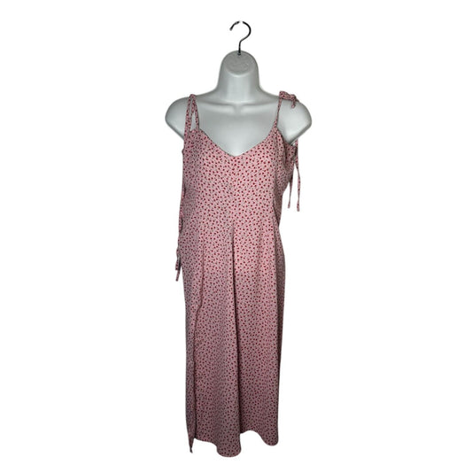 Ditzy Pink Floral - Mid length dress | Sized Small