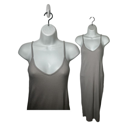 BABY Grey Ribbed Maxi - Sized S-M