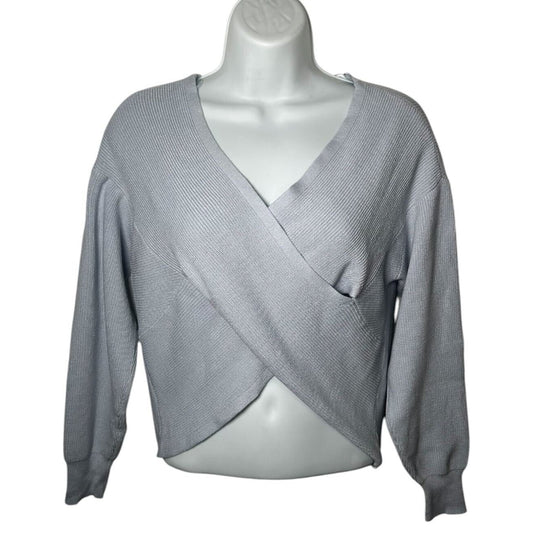 Criss-Cross Grey Knit | Small