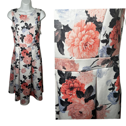 Floral A-Line Dress - Sized 6-8